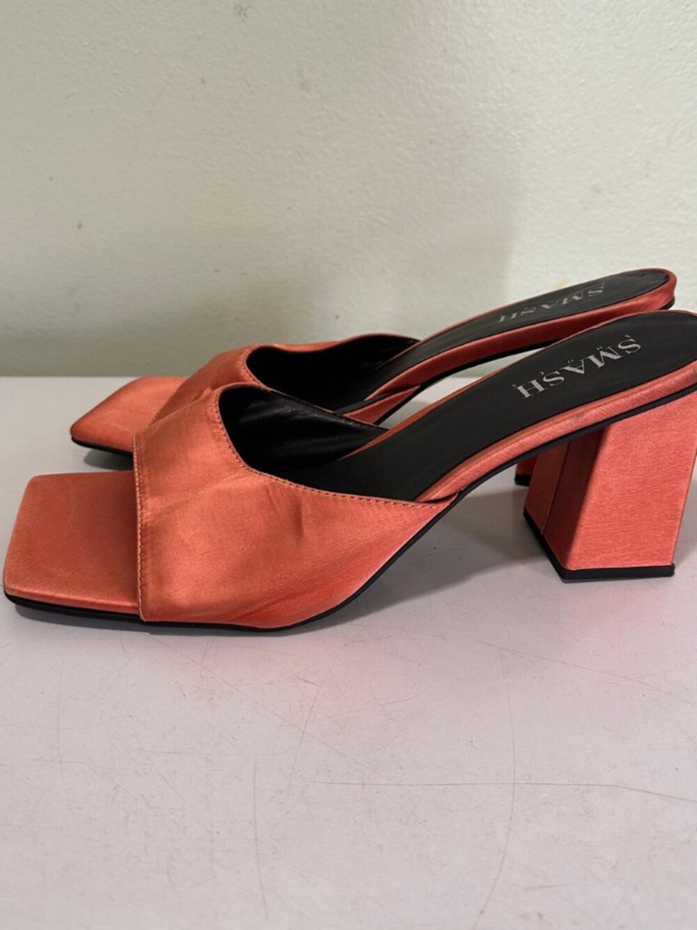 Smash Coral Block Heel 11